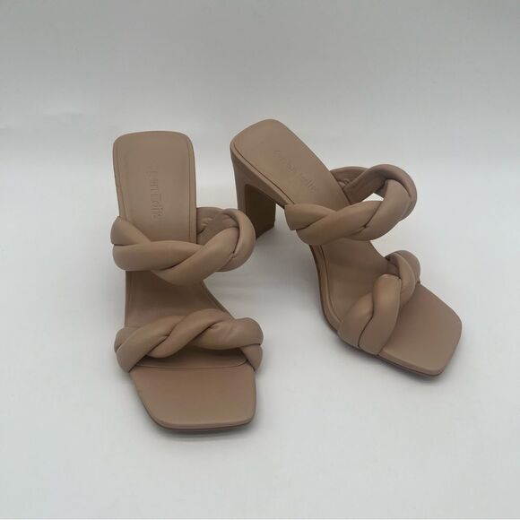 OPEN EDIT Women’s Remmy Twist Sandal Beige - Picture 2 of 15